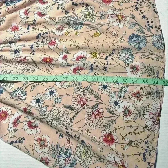 SUZANNE BETRO  Women Pink Floral Bell Sleeve Dress - XL- CottageCore BoHo ZULILY - Picture 6 of 6